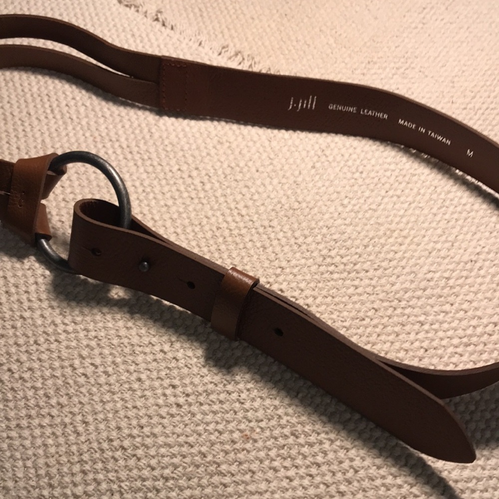 J Jill size Medium leather belt - Picture 5 of 6
